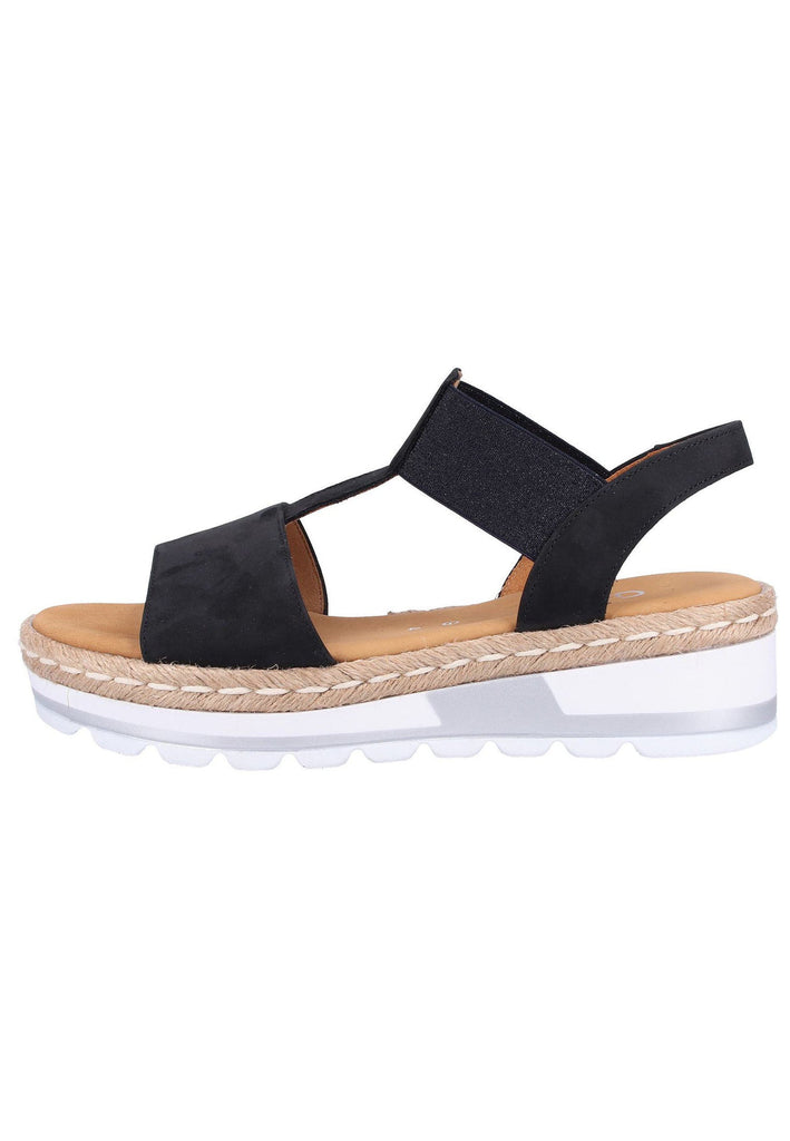 Gabor Sandalen Nubukleder Dunkelblau - surf4shoes