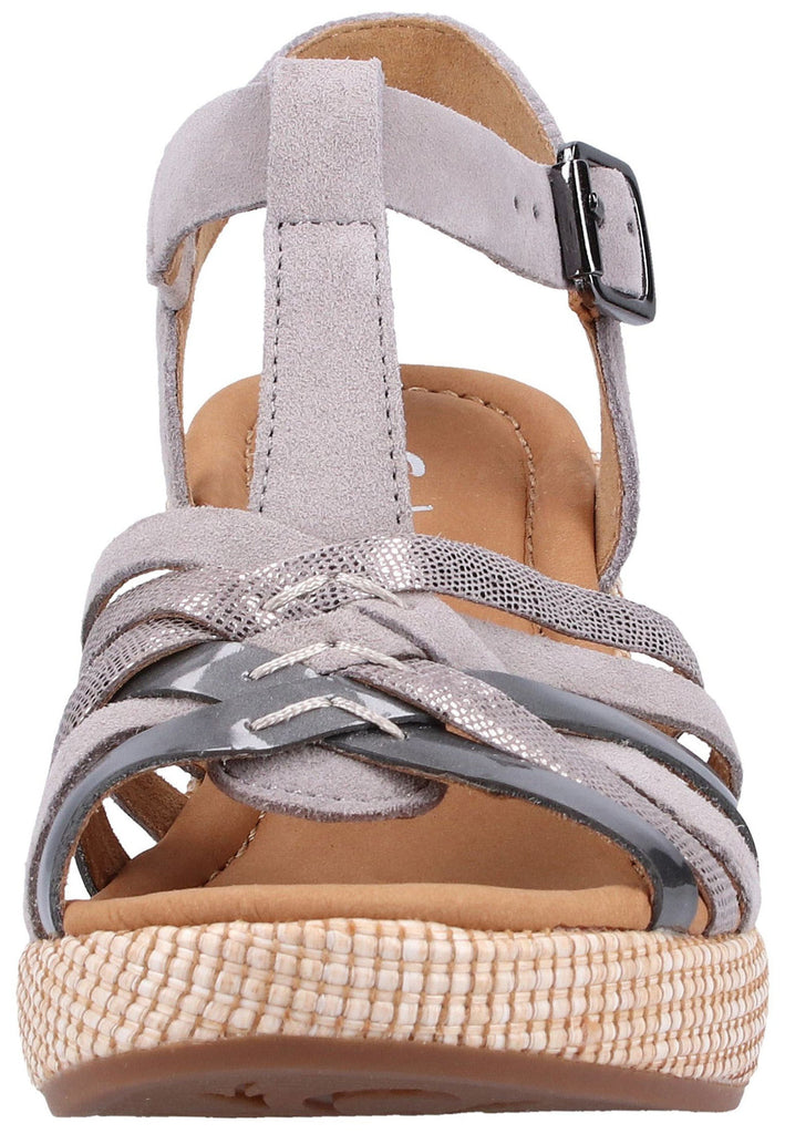 Gabor Sandalen Textil Grau - surf4shoes