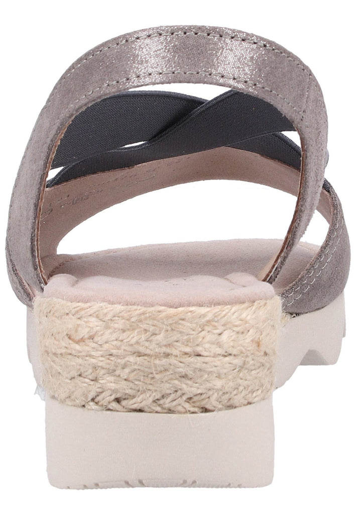 Gabor Sandalen Veloursleder Grau - surf4shoes