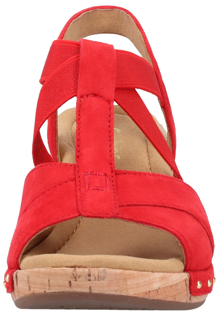 Gabor Sandalen Leder Rot - surf4shoes