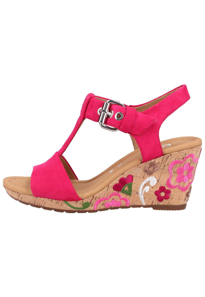 Gabor Sandalen Leder Pink - surf4shoes