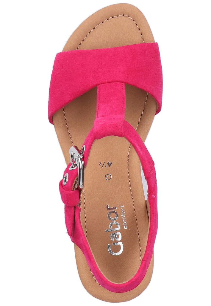 Gabor Sandalen Leder Pink - surf4shoes
