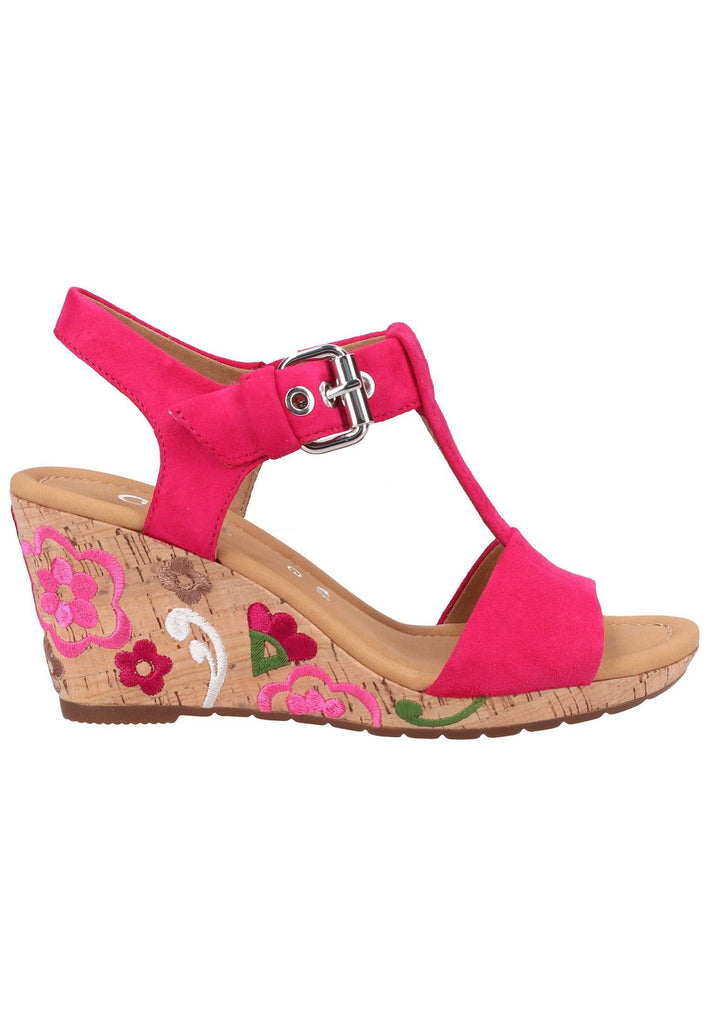 Gabor Sandalen Leder Pink - surf4shoes