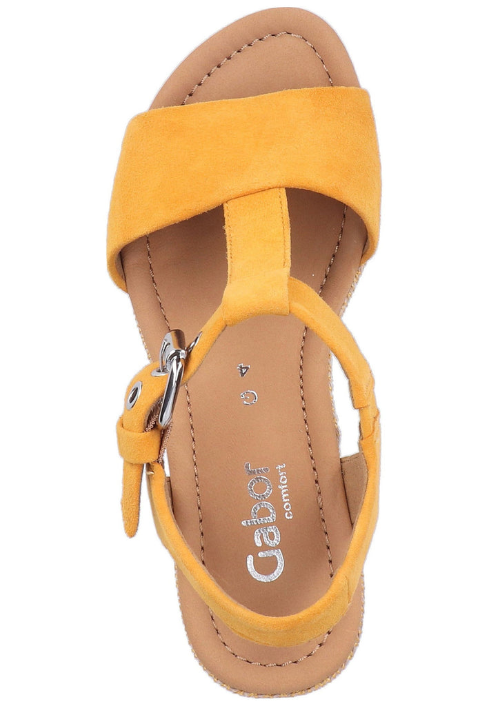 Gabor Sandalen Leder Orange - surf4shoes