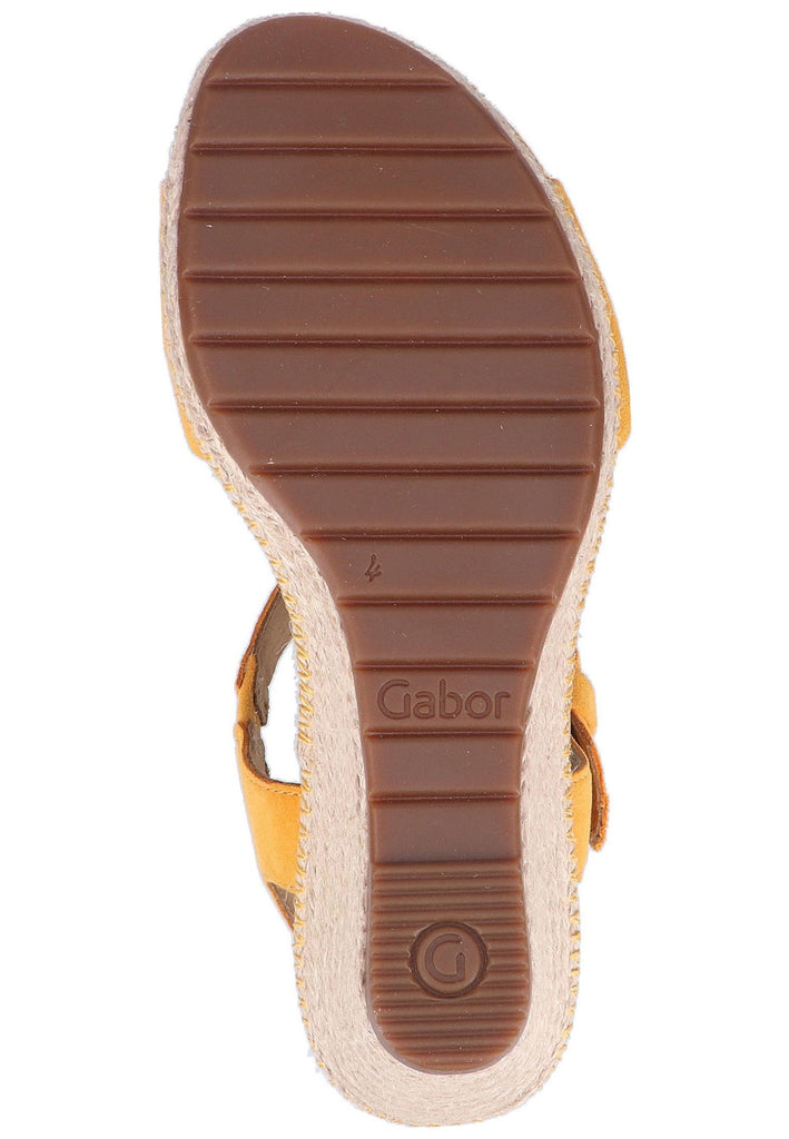 Gabor Sandalen Leder Orange - surf4shoes
