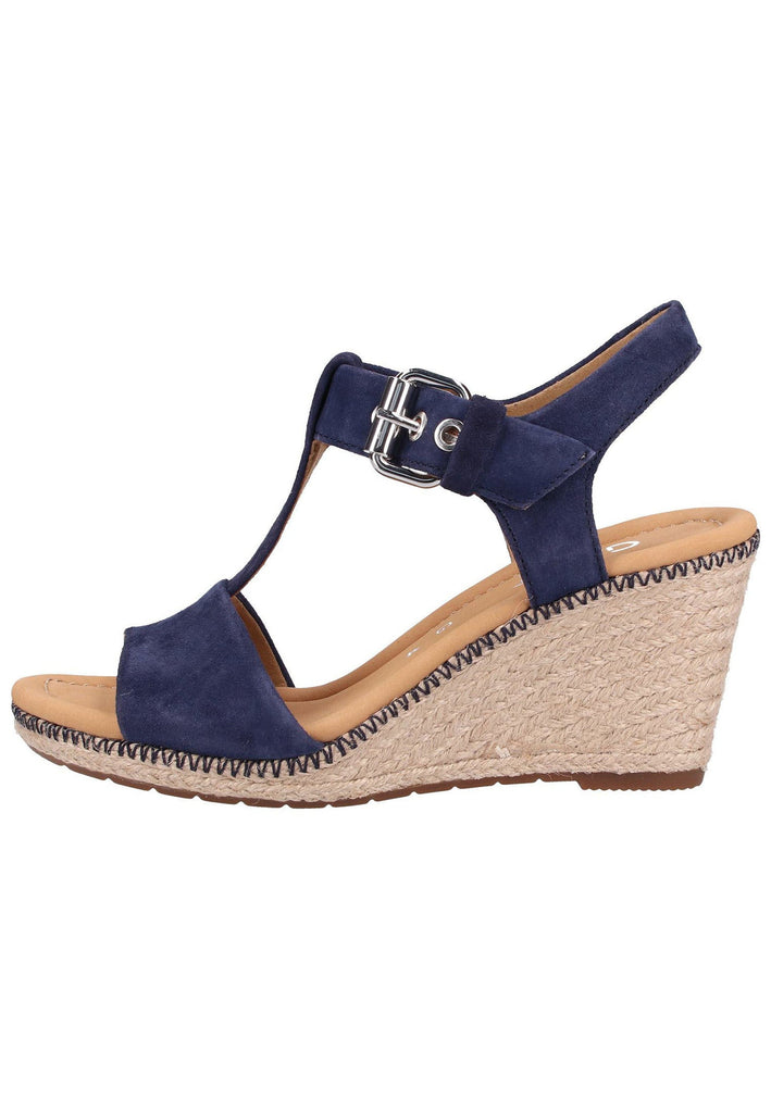 Gabor Sandalen Textil Dunkelblau - surf4shoes