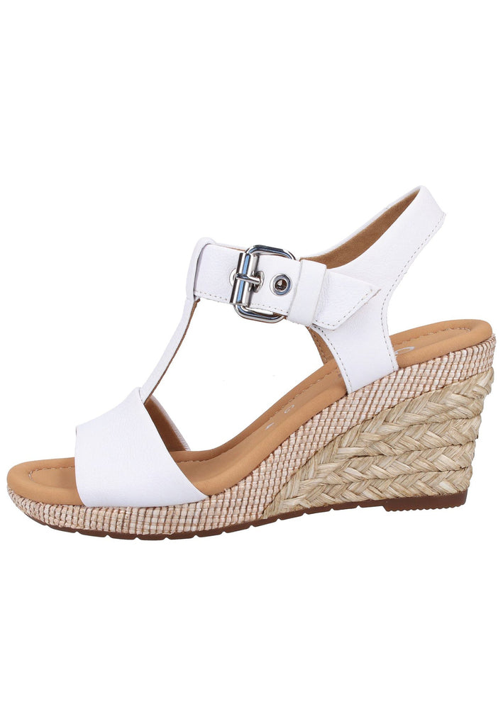 Gabor Sandalen Leder Weiß - surf4shoes