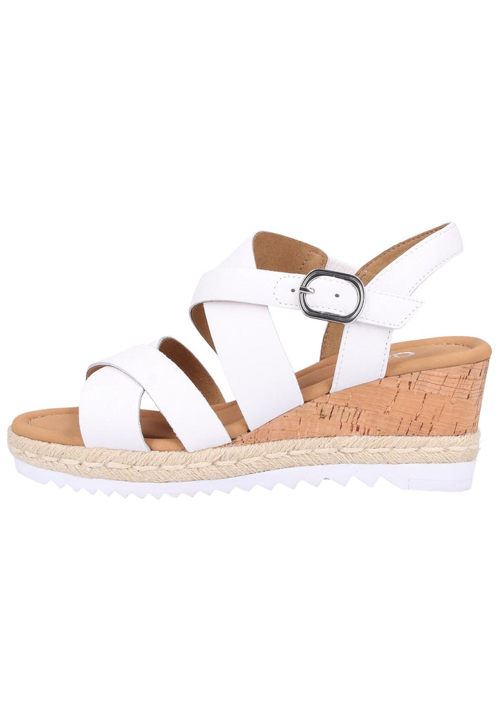 Gabor Sandalen Leder Weiß - surf4shoes