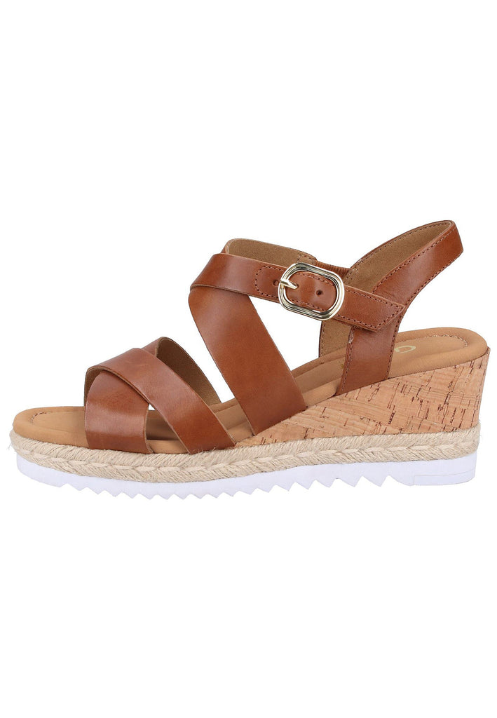 Gabor Sandalen Leder Braun - surf4shoes