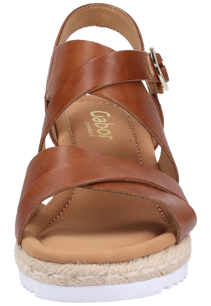 Gabor Sandalen Leder Braun - surf4shoes