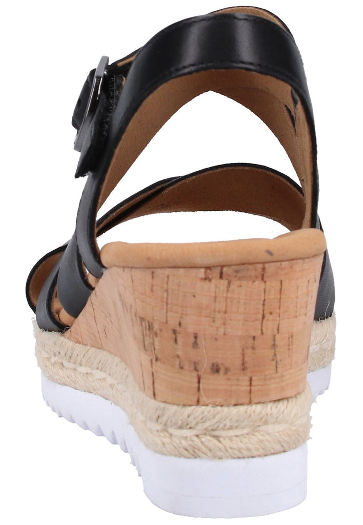 Gabor Sandalen Leder Schwarz - surf4shoes