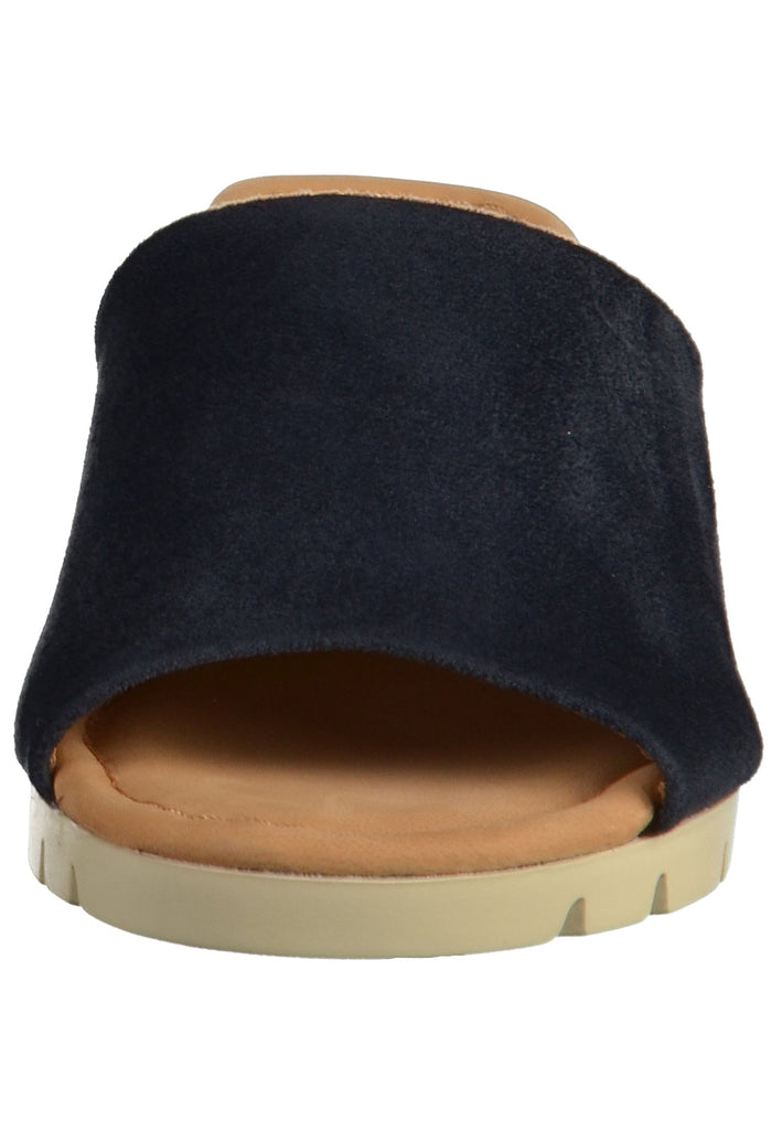 Gabor Pantoletten Lederimitat Dunkelblau - surf4shoes