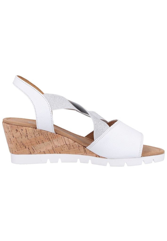 Gabor Sandalen Leder Weiß - surf4shoes