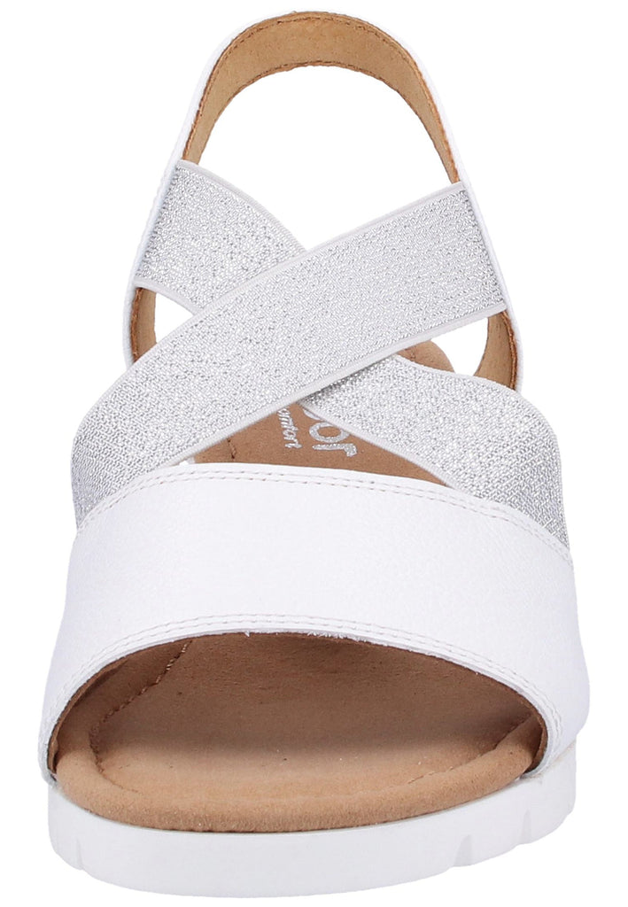 Gabor Sandalen Leder Weiß - surf4shoes