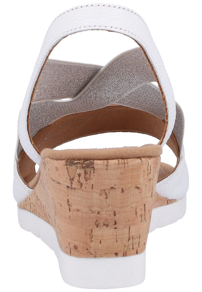 Gabor Sandalen Leder Weiß - surf4shoes