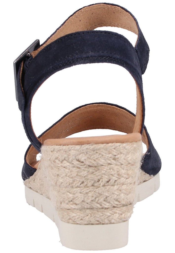 Gabor Sandalen Veloursleder Dunkelblau - surf4shoes