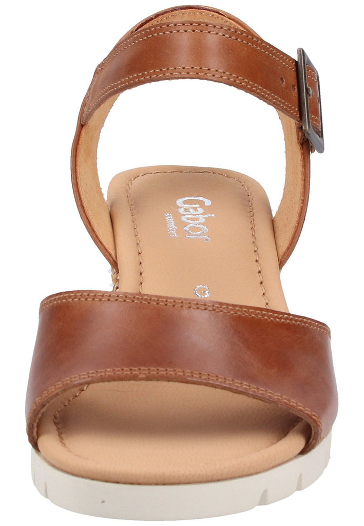 Gabor Sandalen Leder Braun - surf4shoes