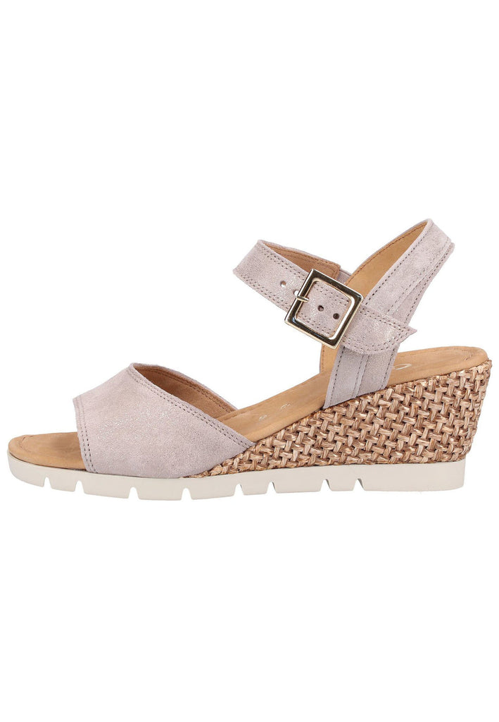 Gabor Sandalen Lederimitat Beige - surf4shoes