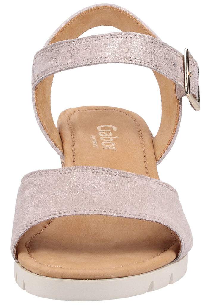 Gabor Sandalen Lederimitat Beige - surf4shoes