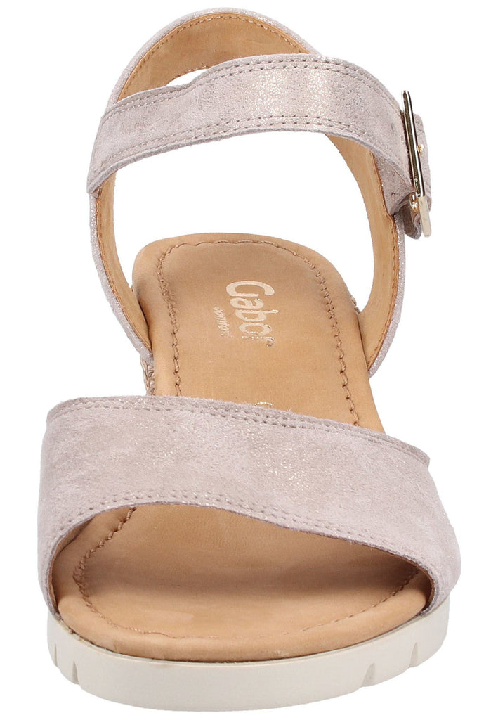 Gabor Sandalen Lederimitat Beige - surf4shoes