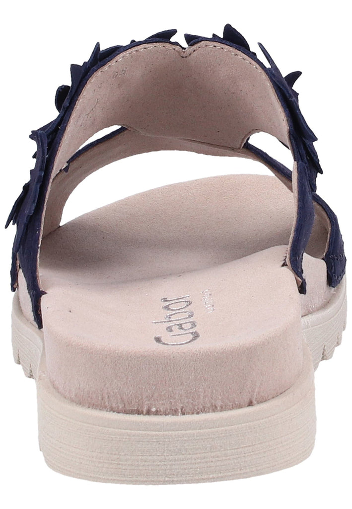 Gabor Pantoletten Leder Dunkelblau - surf4shoes