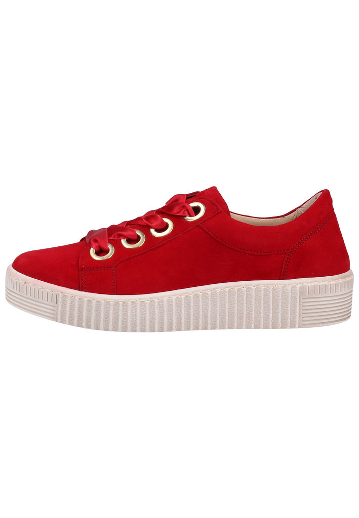 Gabor Sneaker Leder Rot - surf4shoes