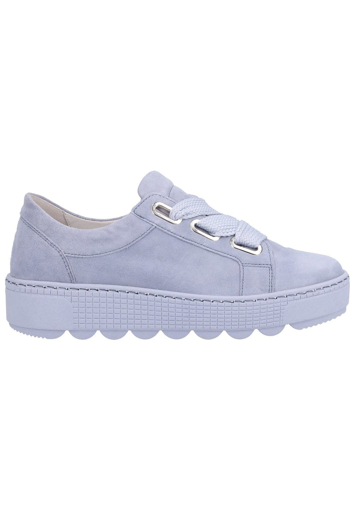 Gabor Sneaker Leder Blau - surf4shoes