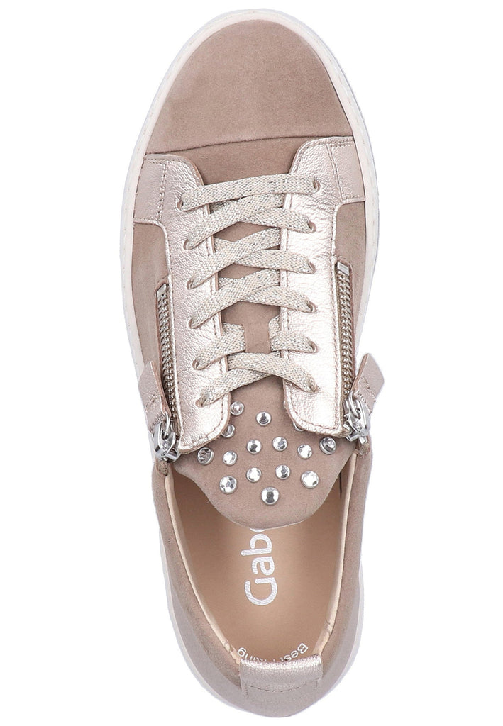 Gabor Sneaker Leder Beige - surf4shoes