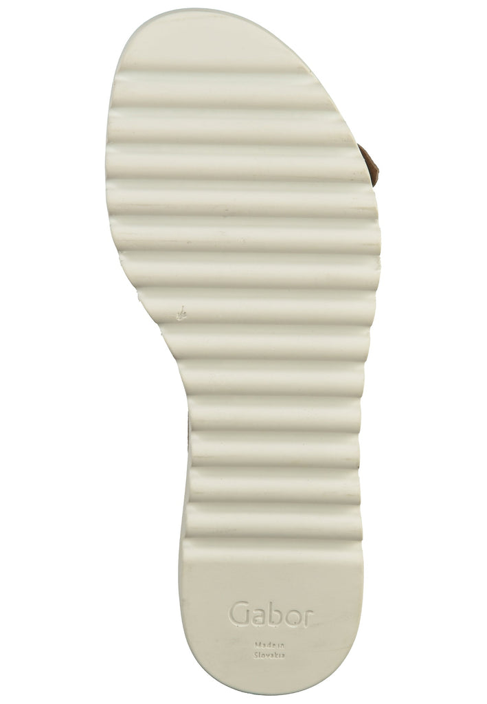 Gabor Sandalen Leder Beige - surf4shoes