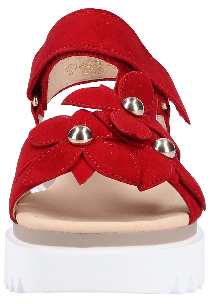 Gabor Sandalen Leder Rot - surf4shoes