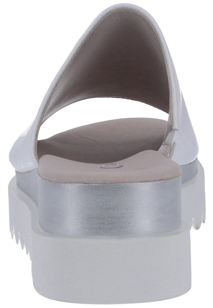 Gabor Pantoletten Nappaleder Weiß - surf4shoes