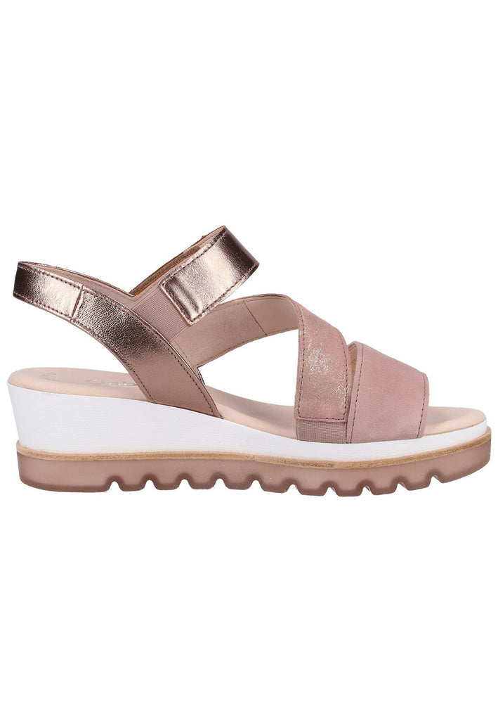 Gabor Sandalen Leder Rosa - surf4shoes