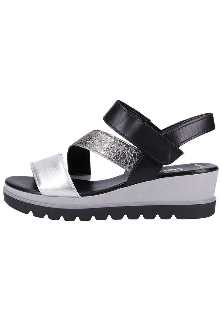 Gabor Sandalen Leder Schwarz - surf4shoes