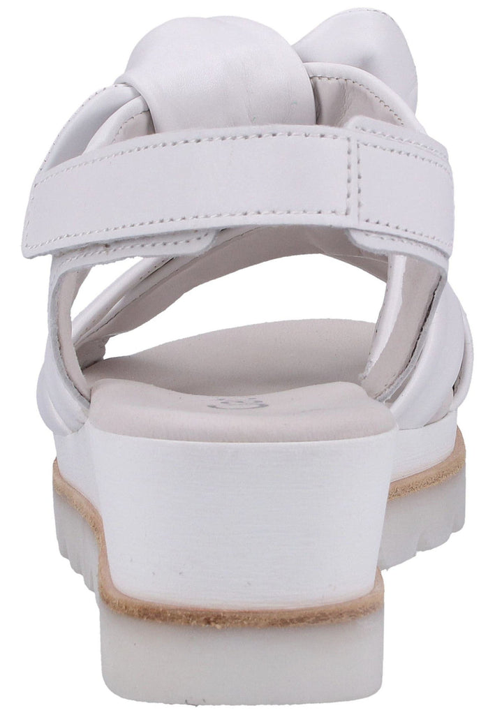Gabor Sandalen Glattleder Weiß - surf4shoes