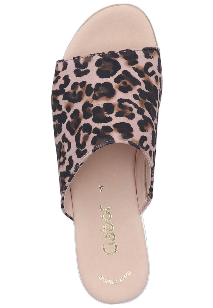 Gabor Pantoletten Leder Rosa - surf4shoes