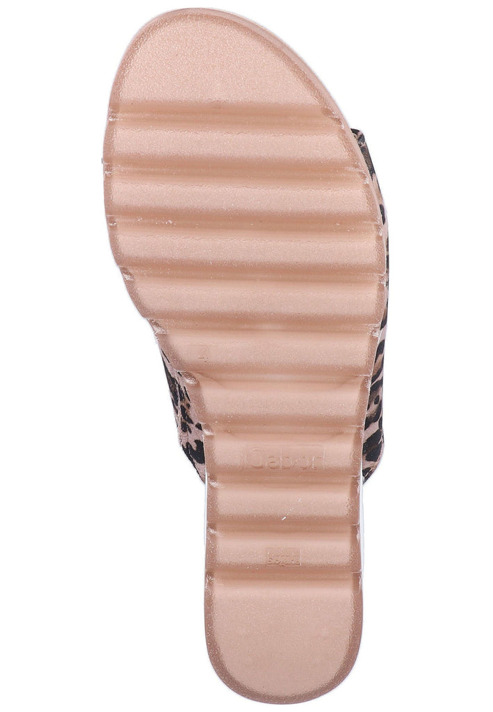 Gabor Pantoletten Leder Rosa - surf4shoes