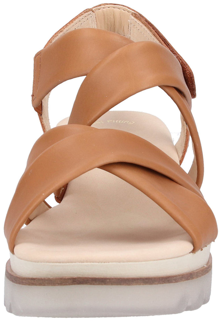 Gabor Sandalen Leder Cognac - surf4shoes