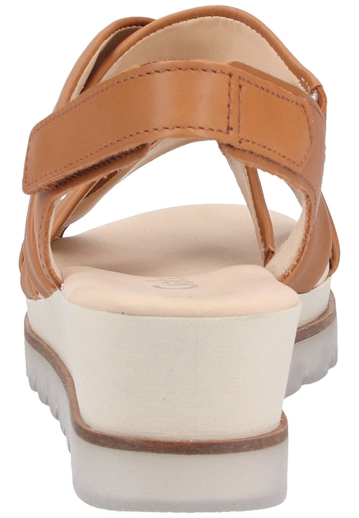 Gabor Sandalen Leder Cognac - surf4shoes