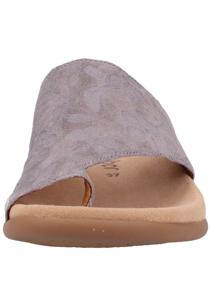 Gabor Zehensteg Veloursleder Grau - surf4shoes