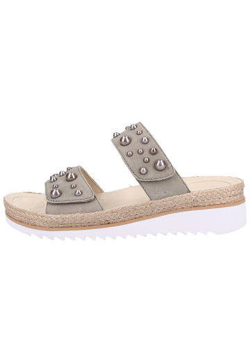 Gabor Pantoletten Leder Beige - surf4shoes