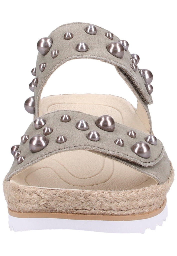 Gabor Pantoletten Leder Beige - surf4shoes