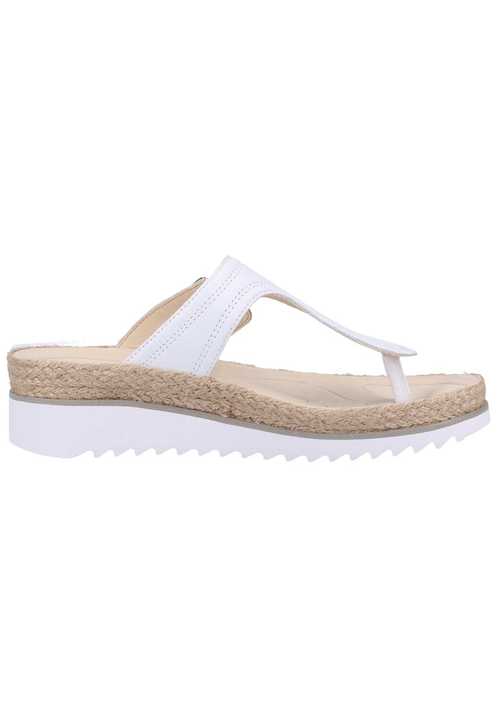 Gabor Zehensteg Leder Weiß - surf4shoes
