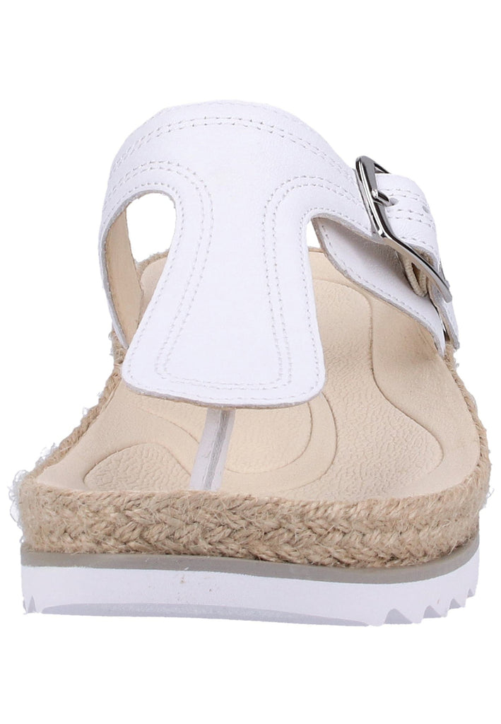 Gabor Zehensteg Leder Weiß - surf4shoes
