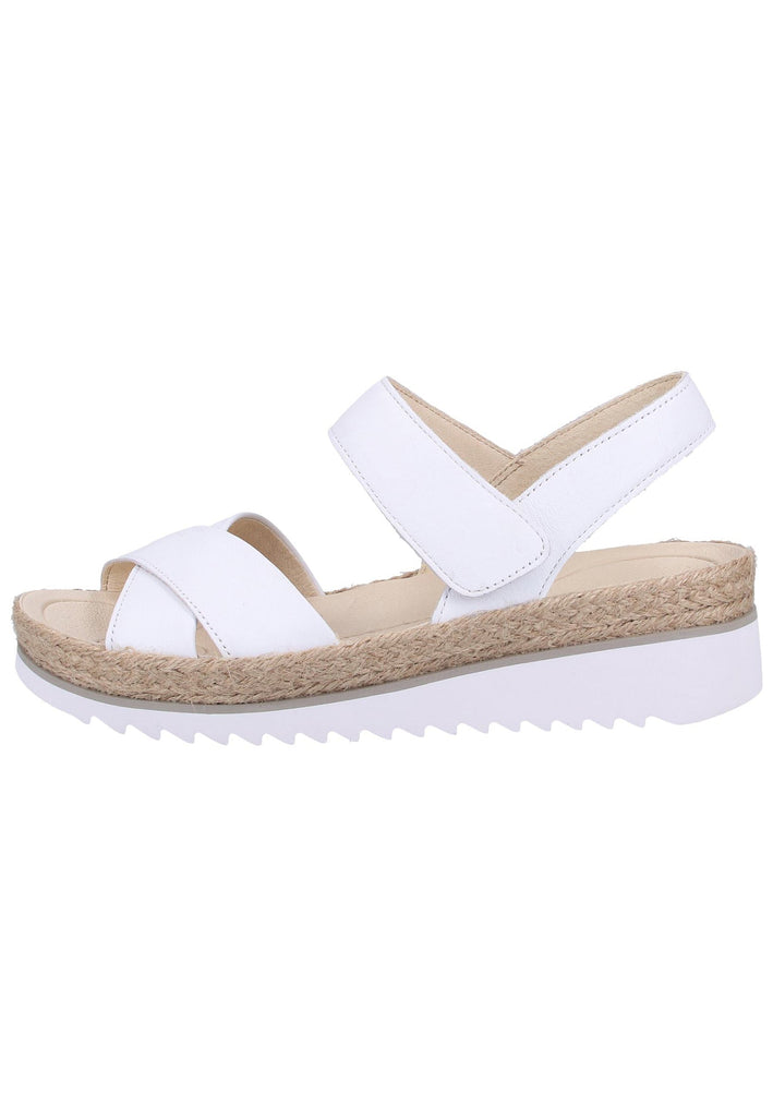 Gabor Sandalen Leder Weiß - surf4shoes