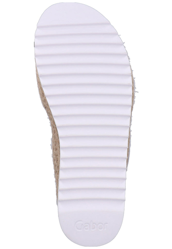 Gabor Sandalen Leder Weiß - surf4shoes