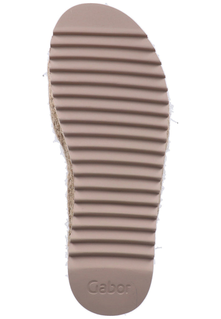 Gabor Sandalen Leder Nude - surf4shoes