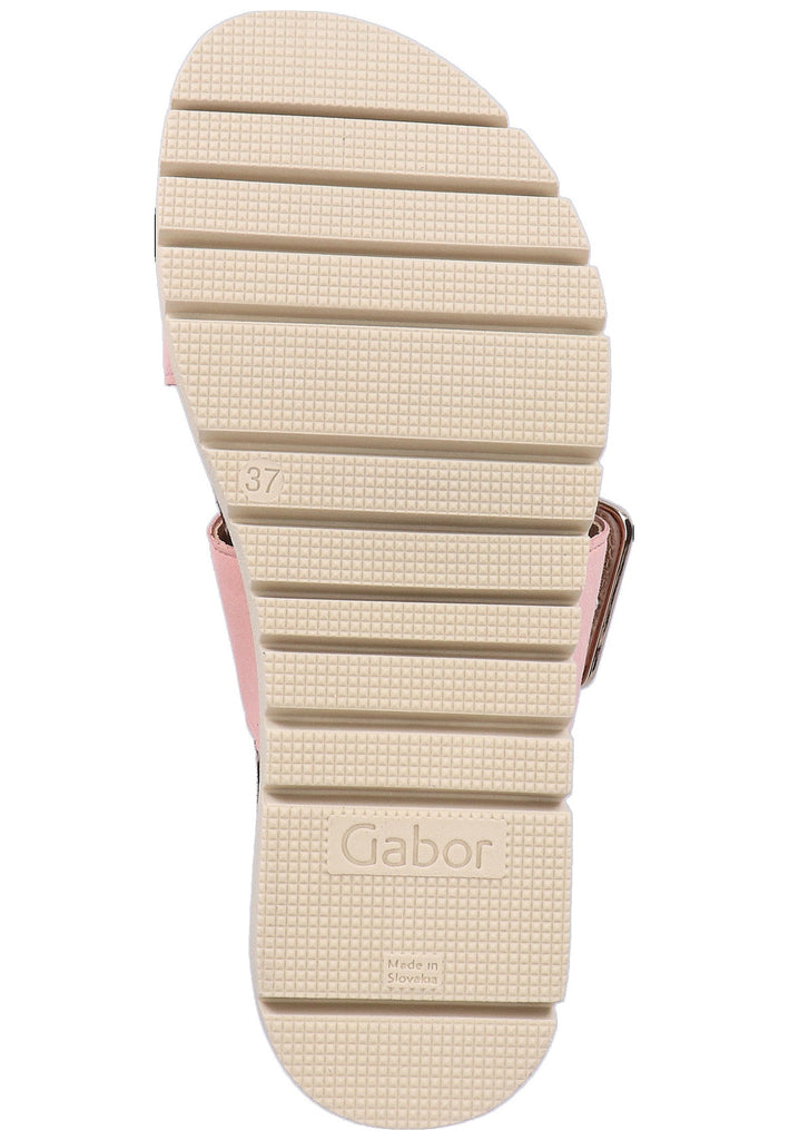 Gabor Pantoletten Leder Rosa - surf4shoes