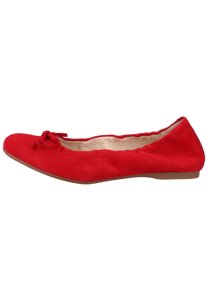 Gabor Ballerinas Leder Rot - surf4shoes
