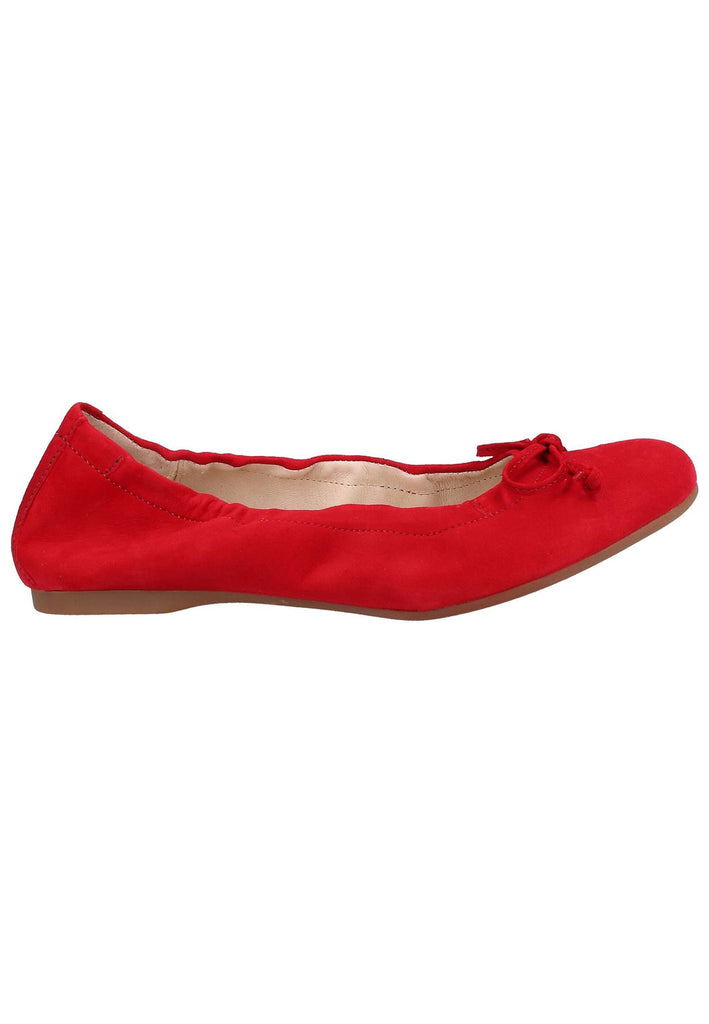 Gabor Ballerinas Leder Rot - surf4shoes