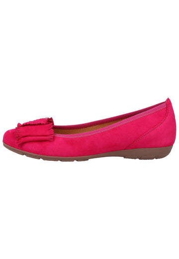 Gabor Ballerinas Leder Rot - surf4shoes